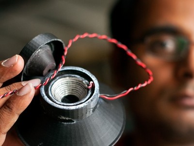 3D-printer produceert werkende luidspreker