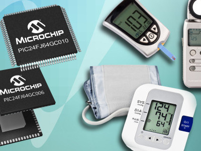 Eerste PIC microcontroller met 16-bits ADC en 10 Ms/s ADC