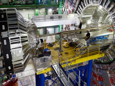 Het CMS-experiment (foto: CERN).
