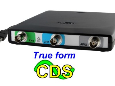 Snelle USB-scoop met "true form CDS generator"