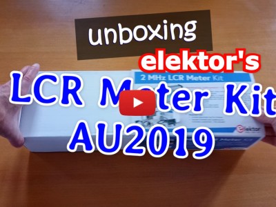 Unboxing van de Elektor LCR Meter Kit