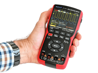 Zoyi ZT-703S oscilloscoop, multimeter en functiegenerator (review)