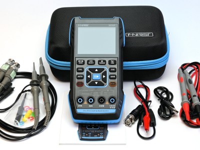 Fnirsi 2C53T 50 MHz tweekanaals oscilloscoop/multimeter/generator (review)