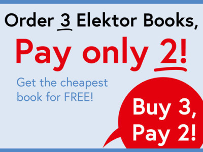 Koop nu 3 Elektor boeken, betaal er maar 2!