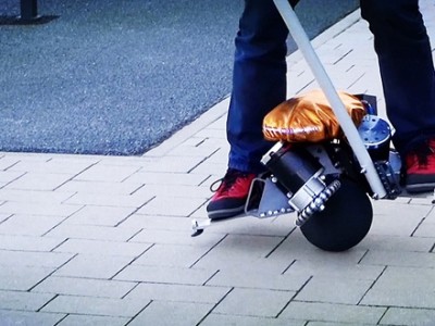 Zelfbalancerende 360-graden-scooter. Bron: Gizmodo