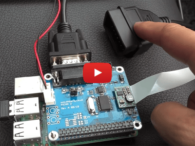 PiCAN 2 – CAN-Bus Board voor Raspberry Pi (OBDII)