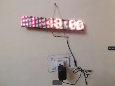 elektor labs neopixel news ticker