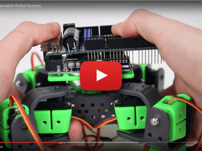 AllBot: vierpotige Arduino-bestuurde robot