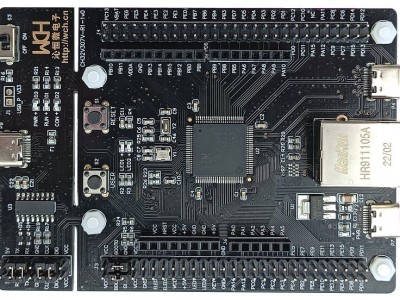 Een review van het evaluatieboard CH32V307