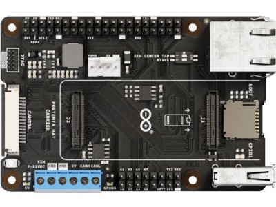 De Hat Carrier verandert de Arduino Portenta in een Raspberry Pi
