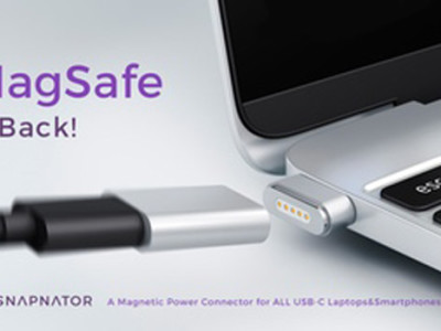 Snapnator: Reïncarnatie van de „MagSafe“ voor Apple’s nieuwe notebooks