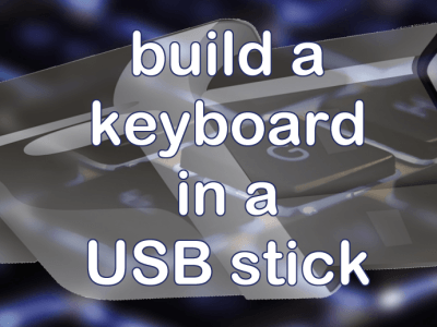 Bouw een keyboard in een USB-stick