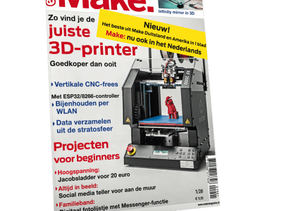 De eerste Nederlandse editie van Make: Magazine