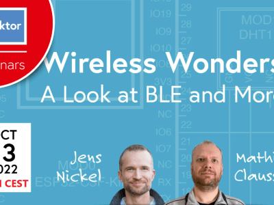 Aankomende webinar: Wireless Wonders (BLE en meer)