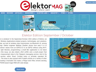 Focus op draadloos: Elektor sep/okt 2022