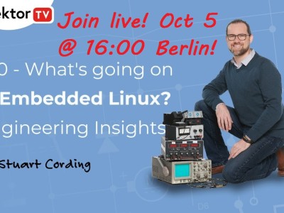 What's Going on in Embedded Linux? Watch the EEI Livestream on October 5