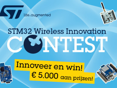 Creatief met draadloze communicatie tijdens de STM32 Wireless Innovation Design Contest