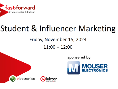 Student & Influencer Marketing Forum: Live from electronica 2024