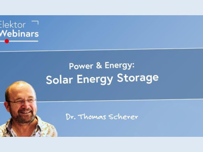 Vermogen en energie: Opslag van zonne-energie met Dr. Thomas Scherer - Webinar