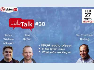 Elektor Lab Talk #30: FPGA-audiospeler met Dr. Christian Nöding