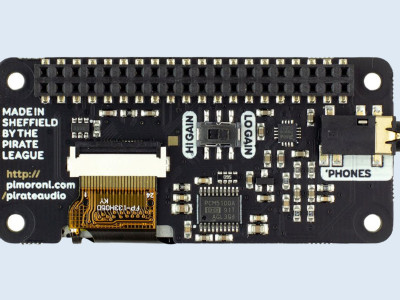 Pimoroni Pirate Audio Hoofdtelefoonversterker voor Raspberry Pi