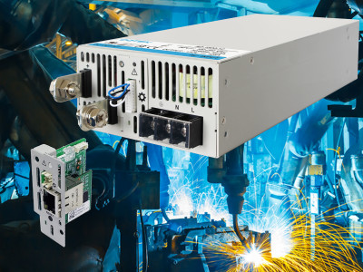 Programmeerbare DC vermogensvoeding via Ethernet