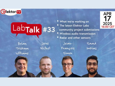 Elektor Lab Talk #33: Binnen onze laboratoria, focus op sensoren en onze huidige projecten