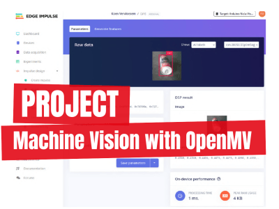 Machine vision met OpenMV maak een frisdrankblik-detector