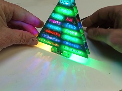 Elektor Wordy Christmas Tree – Ontwerp en Montagehandleiding