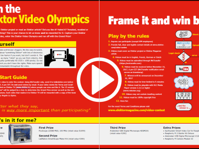 Hebt u zich al aangemeld voor Elektor’s Video-Olympiade?