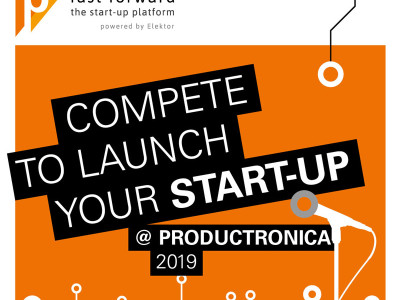 Startups in de elektronica: Kom schitteren bij productronica Fast Forward 2019