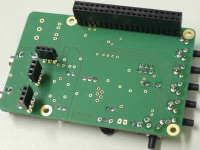 Bottom view Volume Control (160321-1 v1.0) for RPi Audio DAC (160198) - RPi version Bottom view Volume Control (160321-1 v1.0) for RPi Audio DAC (160198) - RPi version