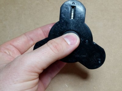 Complete device Completely mounted spinner