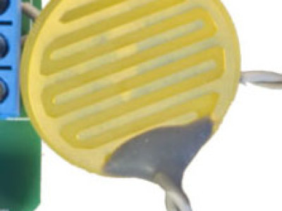 Figure 5 The gold plated electrode used in this project