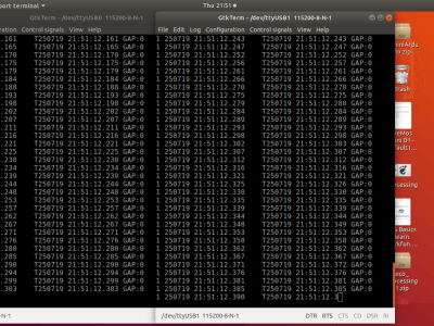 Terminal output Terminal output