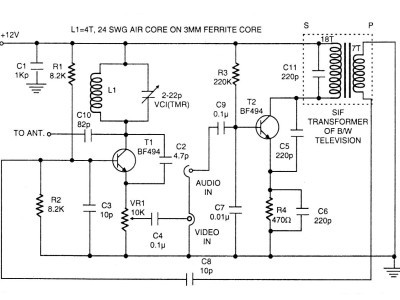 Vhf Audio Video Transmitter - Elektor Labs 