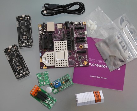 Creator Ci40 IoT kit unpacked