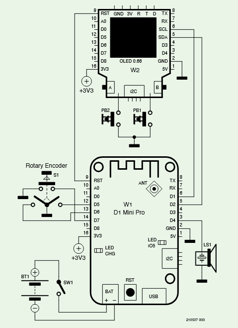 Fitness timer circuit