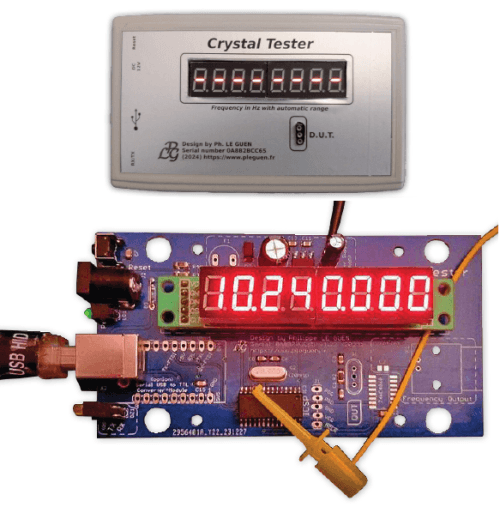 Crystal tester