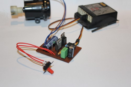 electronic speed controller for model boats