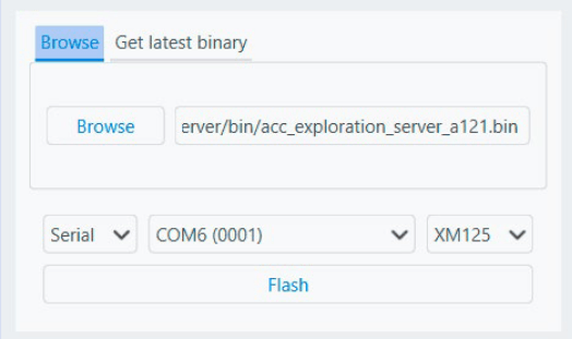 Preparing to flash firmware.