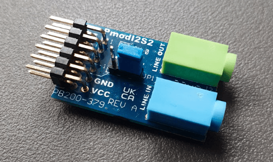 Digilent I2S2 Pmod module: Audio transceiver board project