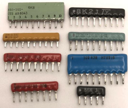 Thick- and thin-film resistor packs