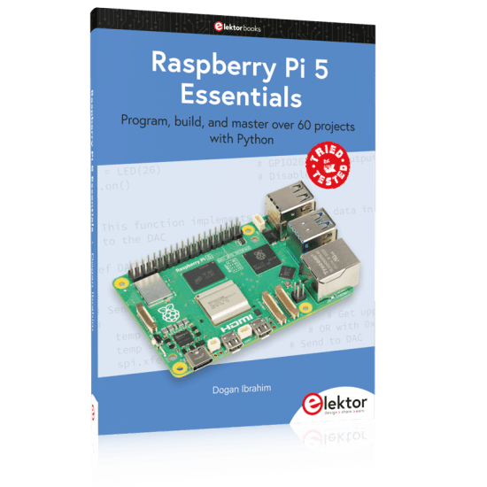 Jump the 5 Train with the New Book: Raspberry Pi 5 Essentials | Elektor ...