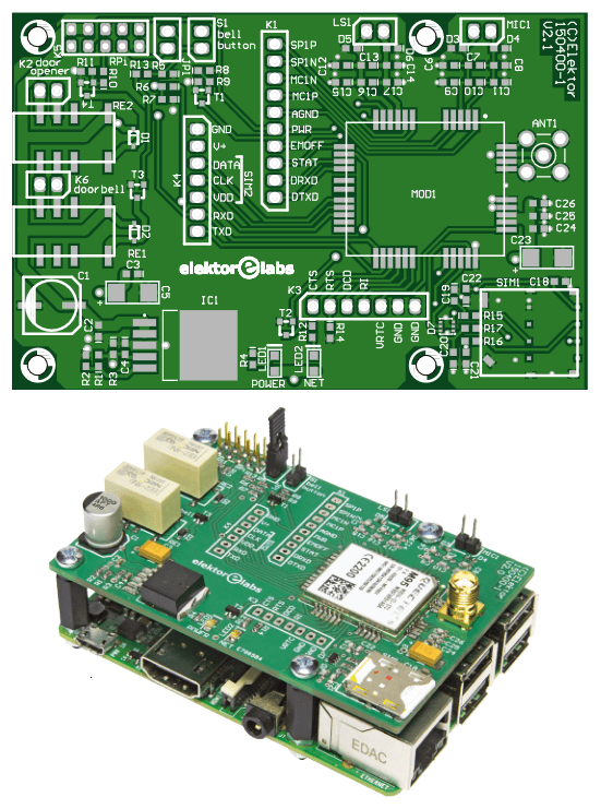 Door spy pcb