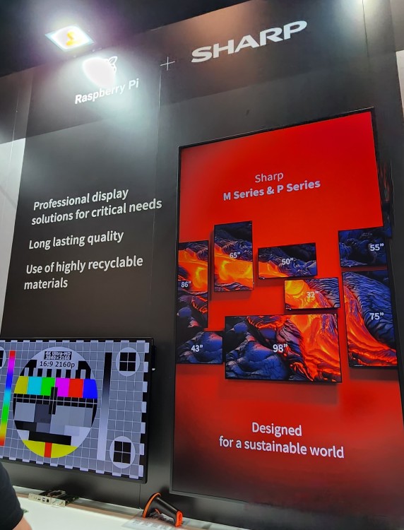Sharp Display at embedded world 2025
