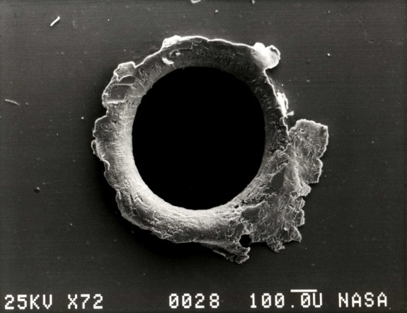 hole in spacecraft