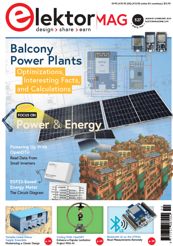 Elektor Mag Jan/Feb 2024: power and energy