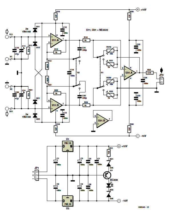 Circuit de la sonde haute tension