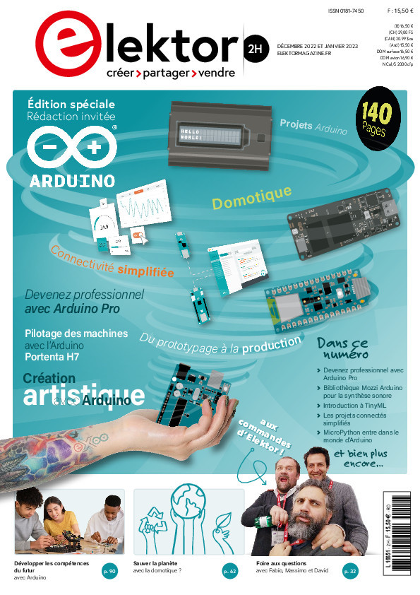 Maintenant disponible : Elektor Magazine, rédaction invitée Arduino ...